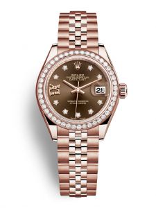 Đồng hồ Rolex Lady-Datejust M279135RBR-0002 279135RBR-0002 vàng Everose và kim cương