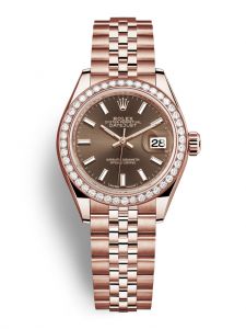 Đồng hồ Rolex Lady-Datejust M279135RBR-0008 279135RBR-0008 vàng Everose và kim cương