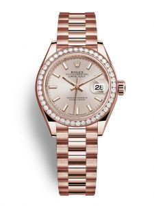 Đồng hồ Rolex Lady-Datejust M279135RBR-0006 279135RBR-0006 vàng Everose và kim cương