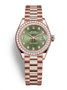 Đồng hồ Rolex Lady-Datejust M279135RBR-0014 279135RBR-0014 vàng Everose và kim cương