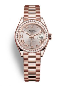 Đồng hồ Rolex Lady-Datejust M279135RBR-0013 279135RBR-0013 vàng Everose và kim cương