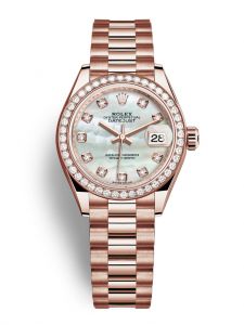 Đồng hồ Rolex Lady-Datejust M279135RBR-0010 279135RBR-0010 vàng Everose và kim cương