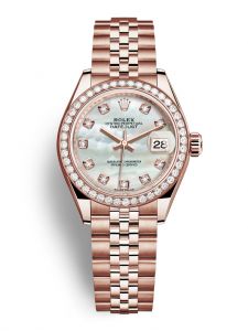 Đồng hồ Rolex Lady-Datejust M279135RBR-0019 279135RBR-0019 vàng Everose và kim cương