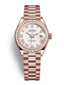 Đồng hồ Rolex Lady-Datejust M279135RBR-0023 279135RBR-0023 vàng Everose và kim cương