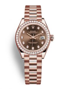 Đồng hồ Rolex Lady-Datejust M279135RBR-0017 279135RBR-0017 vàng Everose và kim cương