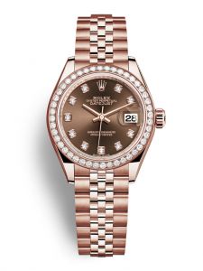 Đồng hồ Rolex Lady-Datejust M279135RBR-0018 279135RBR-0018 vàng Everose và kim cương