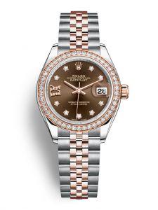 Đồng hồ Rolex Lady-Datejust M279381RBR-0003 Oystersteel, vàng Eversose và kim cương