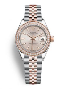 Đồng hồ Rolex Lady-Datejust M279381RBR-0001 279381RBR-0001 Oystersteel vàng Eversose và kim cương