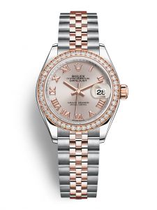 Đồng hồ Rolex Lady-Datejust M279381RBR-0005 279381RBR-0005 Oystersteel vàng Eversose và kim cương