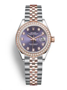 Đồng hồ Rolex Lady-Datejust M279381RBR-0015 279381RBR-0015 Oystersteel, vàng Eversose và kim cương