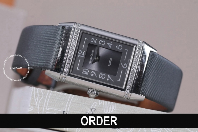 Đồng hồ Jaeger-LeCoultre Reverso Lady Duetto Steel & Diamonds 256.8.75 (lướt)