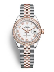 Đồng hồ Rolex Lady-Datejust M279381RBR-0021 279381RBR-0021 Oystersteel vàng Everose và kim cương