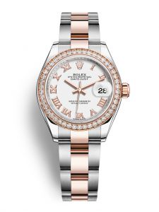 Đồng hồ Rolex Lady-Datejust M279381RBR-0022 279381RBR-0022 Oystersteel vàng Everose và kim cương