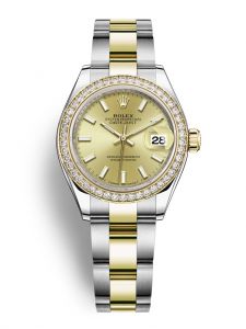 Đồng hồ Rolex Lady-Datejust M279383RBR-0002 279383RBR-0002 Oystersteel vàng vàng và kim cương