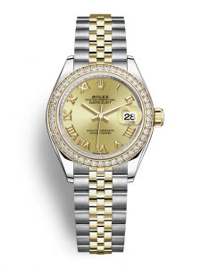 Đồng hồ Rolex Lady-Datejust M279383RBR-0009 279383RBR-0009 Oystersteel vàng vàng và kim cương