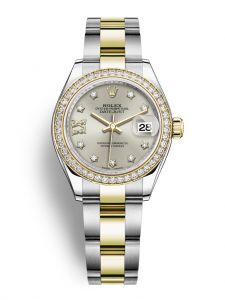 Đồng hồ Rolex Lady-Datejust M279383RBR-0004 279383RBR-0004 Oystersteel vàng vàng và kim cương