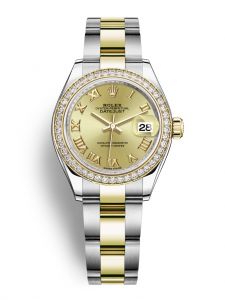 Đồng hồ Rolex Lady-Datejust M279383RBR-0010 279383RBR-0010 Oystersteel vàng vàng và kim cương