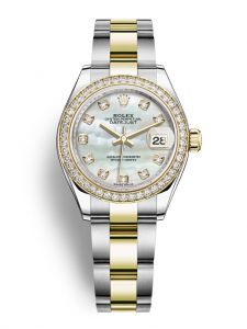 Đồng hồ Rolex Lady-Datejust M279383RBR-0020 279383RBR-0020 Oystersteel vàng vàng và kim cương