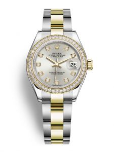 Đồng hồ Rolex Lady-Datejust M279383RBR-0008 279383RBR-0008 Oystersteel vàng vàng và kim cương