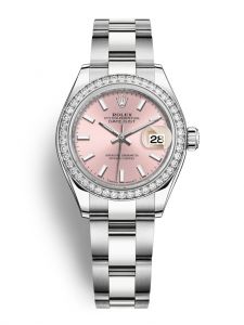 Đồng hồ Rolex Lady-Datejust M279384RBR-0002 279384RBR-0002 Oystersteel vàng trắng và kim cương