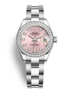 Đồng hồ Rolex Lady-Datejust M279384RBR-0004 279384RBR-0004 Oystersteel vàng trắng và kim cương