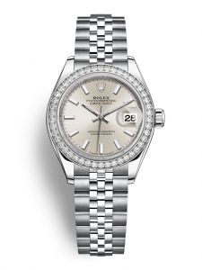 Đồng hồ Rolex Lady-Datejust M279384RBR-0007 279384RBR-0007 Oystersteel vàng trắng và kim cương