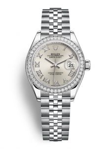 Đồng hồ Rolex Lady-Datejust M279384RBR-0009 279384RBR-0009 Oystersteel vàng trắng và kim cương