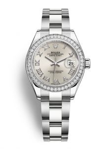 Đồng hồ Rolex Lady-Datejust M279384RBR-0010 279384RBR-0010 Oystersteel vàng trắng và kim cương