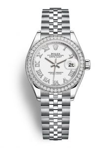 Đồng hồ Rolex Lady-Datejust M279384RBR-0019 279384RBR-0019 Oystersteel vàng trắng và kim cương