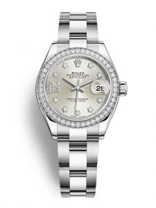 Đồng hồ Rolex Lady-Datejust M279384RBR-0022 279384RBR-0022 Oystersteel vàng trắng và kim cương