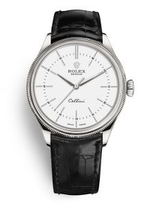 Đồng hồ Rolex Cellini Time M50509-0016 50509-0016 vàng trắng 18 ct, phủ bóng bề mặt