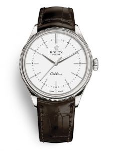 Đồng hồ Rolex Cellini Time M50509-0017 50509-0017 vàng trắng 18 ct phủ bóng bề mặt