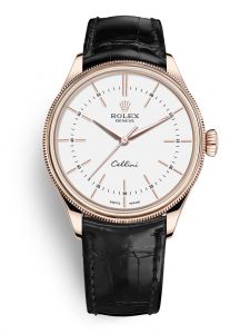 Đồng hồ Rolex Cellini Time M50505-0021 50505-0021 vàng Everose 18 ct, phủ bóng bề mặt