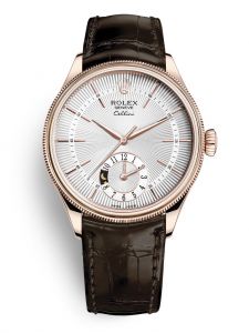 Đồng hồ Rolex Cellini Dual Time M50525-0008 50525-0008 vàng Everose 18 ct, phủ bóng bề mặt