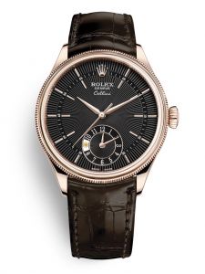 Đồng hồ Rolex Cellini Dual Time M50525-0010 50525-0010 vàng Everose 18 ct phủ bóng bề mặt