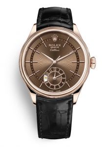 Đồng hồ Rolex Cellini Dual Time M50525-0016 50525-0016 vàng Everose 18 ct phủ bóng bề mặt