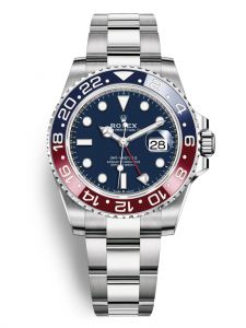 Đồng hồ Rolex GMT-Master II M126719BLRO-0003 126719BLRO-0003 vàng trắng, mặt số xanh đen