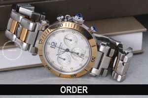 Đồng hồ Cartier Pasha 2113 Chronograph Gold W31036T6 (lướt)