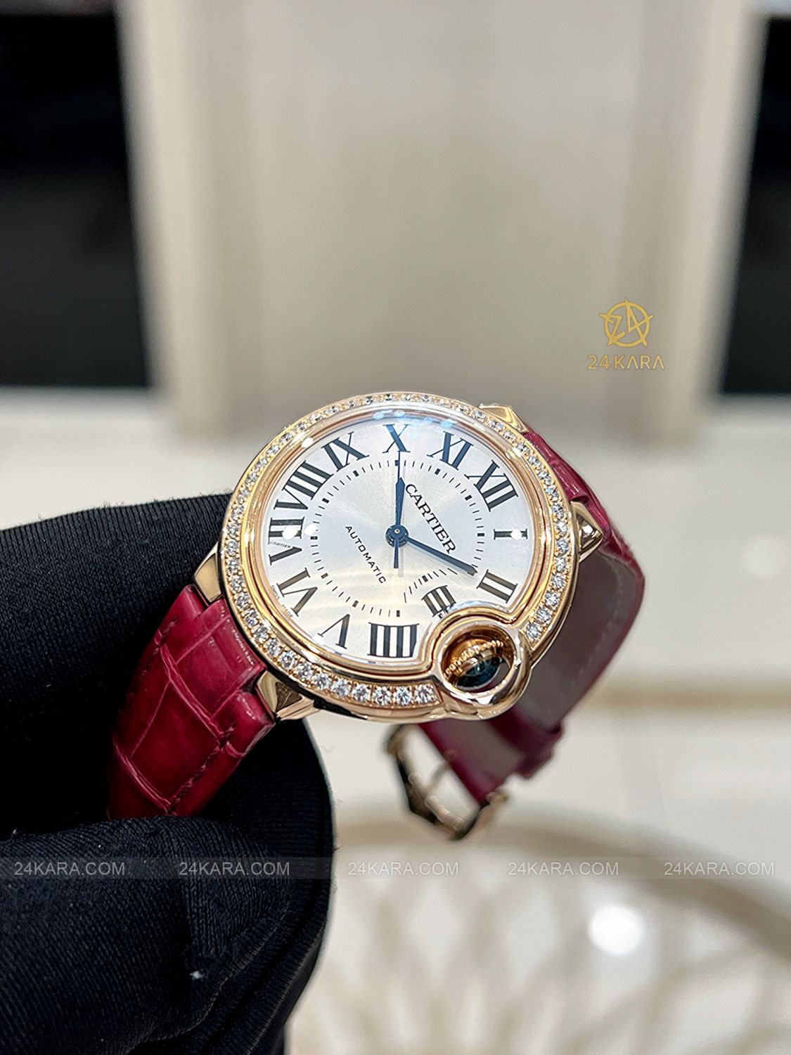 Đồng hồ Cartier Ballon Bleu WJBB0033 33mm Kim Cương - Lướt