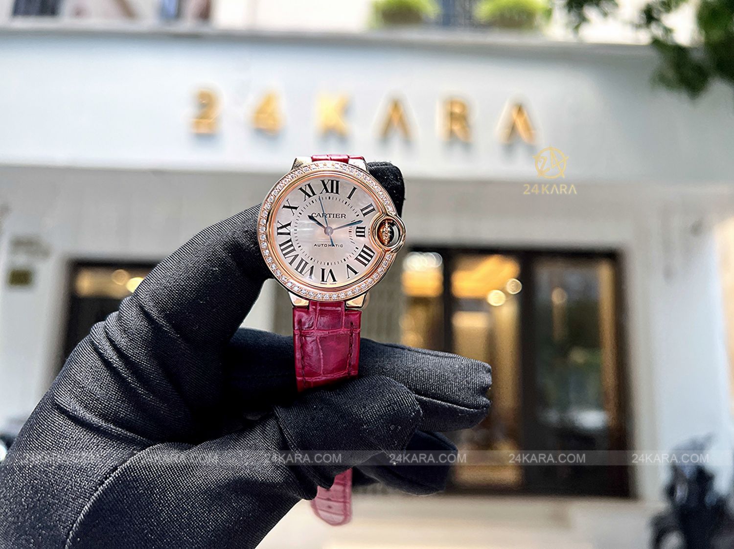 Đồng hồ Cartier Ballon Bleu WJBB0033 33mm Kim Cương - Lướt