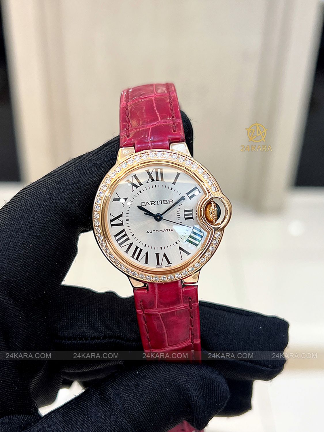 Đồng hồ Cartier Ballon Bleu WJBB0033 33mm Kim Cương - Lướt
