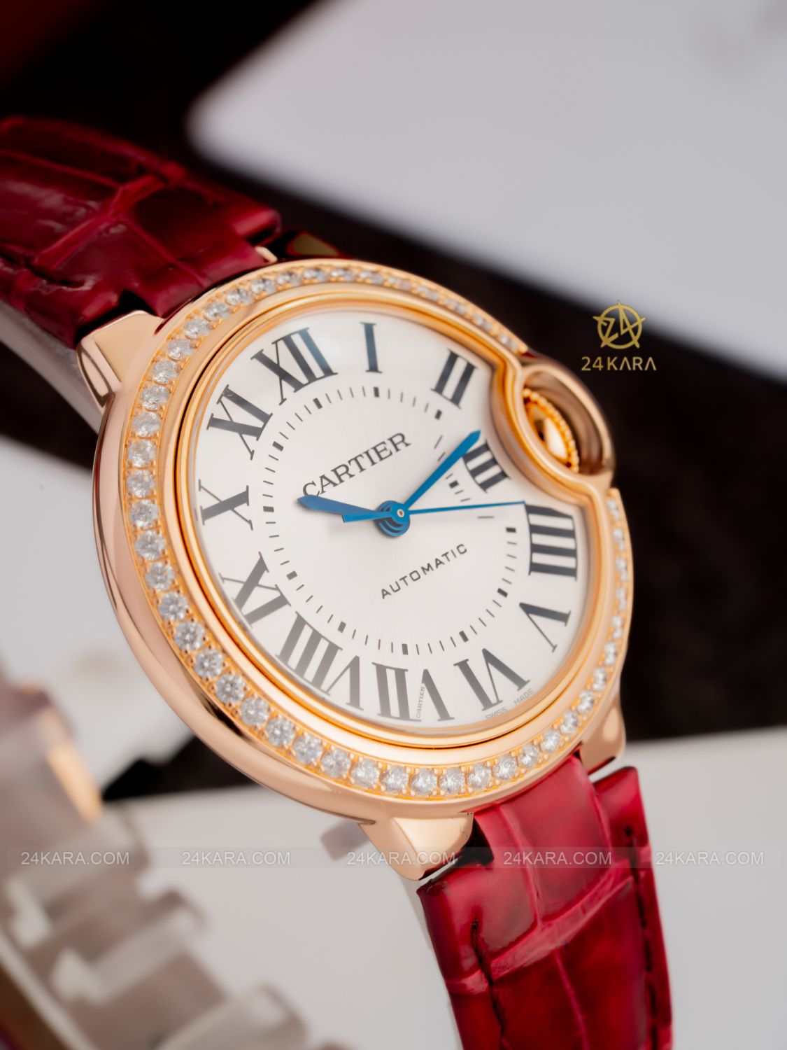 Đồng hồ Cartier Ballon Bleu WJBB0033 33mm Kim Cương - Lướt