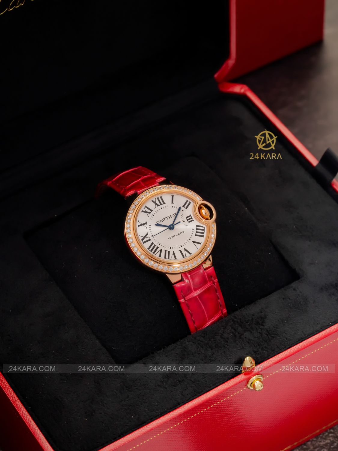 Đồng hồ Cartier Ballon Bleu WJBB0033 33mm Kim Cương - Lướt