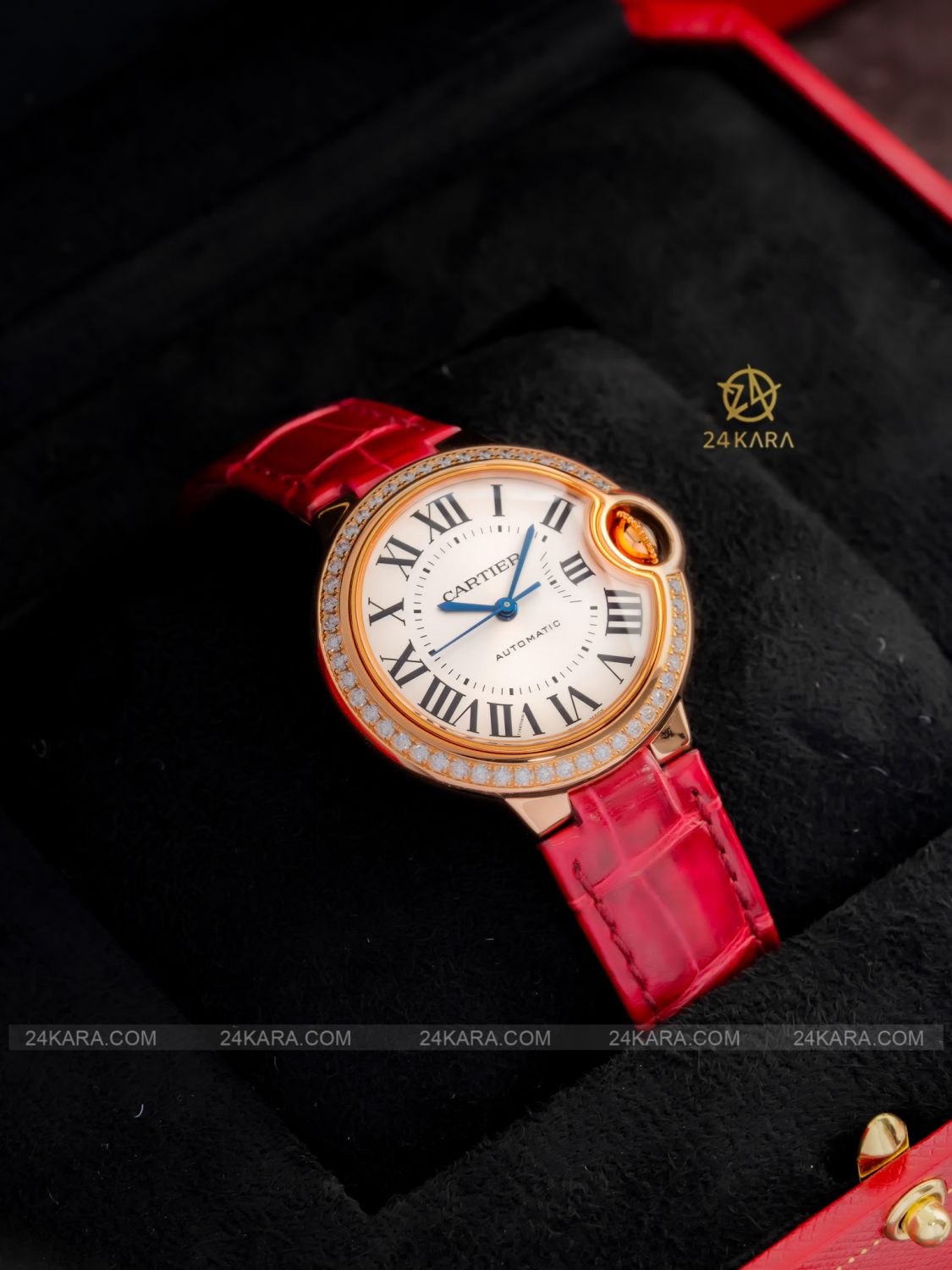 Đồng hồ Cartier Ballon Bleu WJBB0033 33mm Kim Cương - Lướt