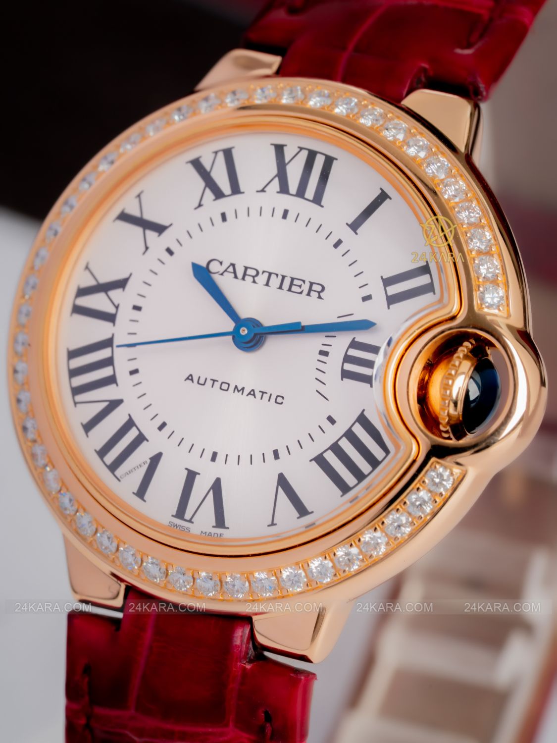Đồng hồ Cartier Ballon Bleu WJBB0033 33mm Kim Cương - Lướt