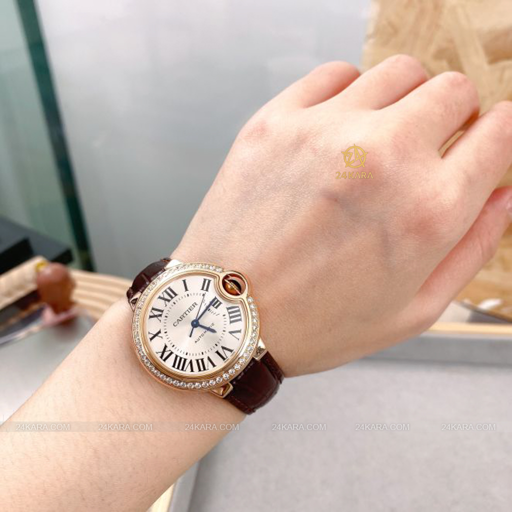 Đồng hồ Cartier Ballon Bleu WJBB0033 33mm Kim Cương - Lướt