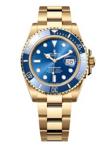 Đồng hồ Rolex Submariner M126618LB-0002 126618LB-0002, mặt số xanh hoàng gia cọc số phát quang