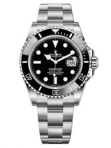 Đồng hồ Rolex Submariner M126610LN-0001 126610LN-0001, mặt số đen cọc số phát quang