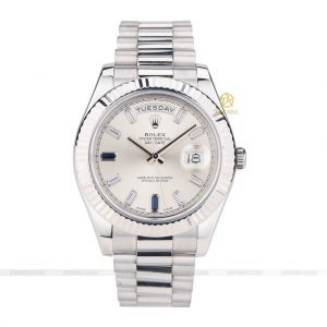 Đồng hồ Rolex Day-Date II White Gold & Diamonds G Series M218239 - Lướt