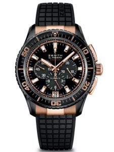 Đồng hồ Zenith El Primero Stratos Flyback Chronograph Rose Gold & Titanium DLC 85.2060.40523.R515 (lướt)